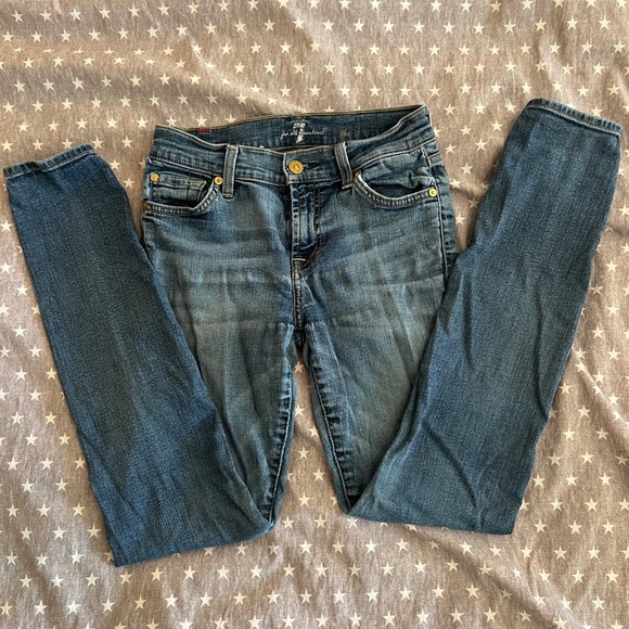 7 For All Mankind jeans - The Skinny - size 25 - Picture 1 of 9